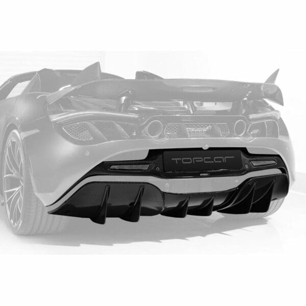 TopCar Design Teil 12 Zehnteiliges Mittelteil & Diffusor Hinten Stoßfänger McLaren 720S Fury